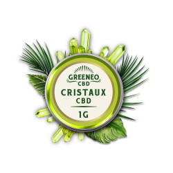 Cristaux CBD Isolat Greeneo