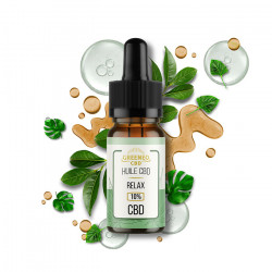 Huile CBD Relax Greeneo 10%