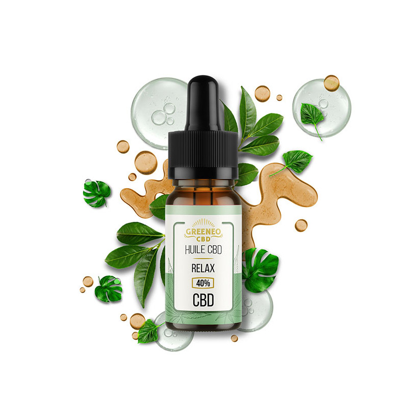 Huile CBD Relax Greeneo 40% Huile CBD Relax Greeneo 40%