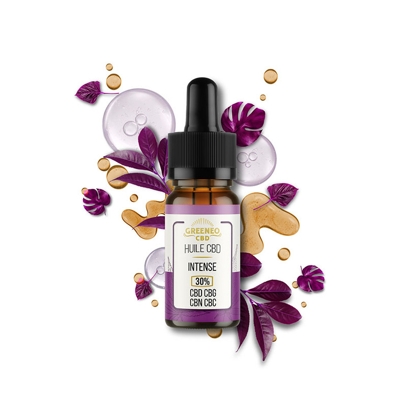 Huile CBD CBG CBN CBC Intense Greeneo CBD 30% Huile CBD CBG CBN CBC Intense Greeneo CBD 30%
