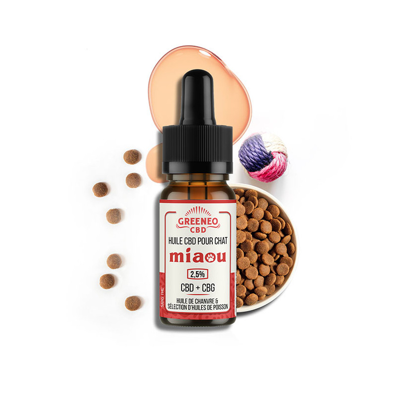 Huile CBD Miaou 2,5%