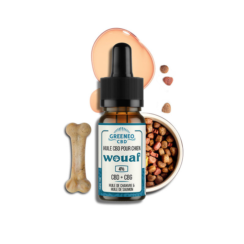 Huile CBD pour Chien Greeneo Huile CBD pour Chien Greeneo